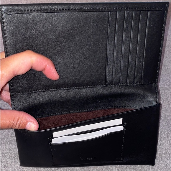 STAR WARS Coach Black Leather Wallet NEW - Picture 6 of 7